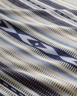 Pendleton Rio Bravo Blue Jacquard Fringed Throw Alternate View